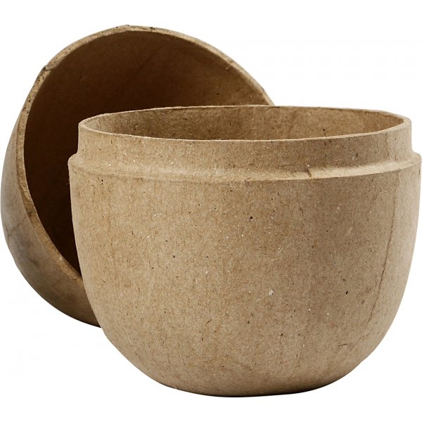 Gespaltenes Pappmach-Ei