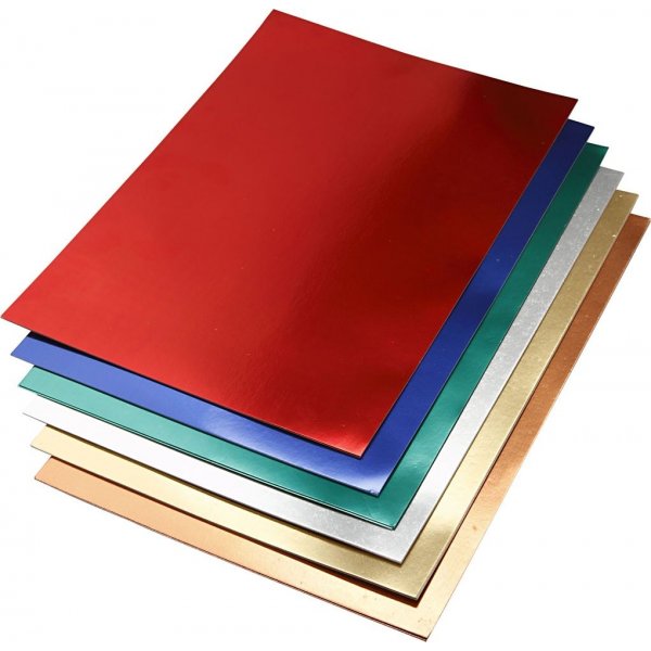 Metallbox - gemischte Farben - A2 - 30 Blatt