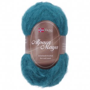 Wikingergarn Alpaka Maya 50g - Türkis (729) Wikingergarn Alpaka Maya 50g - Türkis (729)