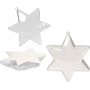 Deko-Stern - transparent - 5 Stk