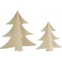 3D-Weihnachtsbume - 2 Stk