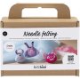 Mini DIY Kit Nadelfilzen, gemischte Farben, Monster