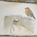 Kundenbild Aquarellblock, geklebt, kaltgepresste Bögen, 300 g - 26 x 36 cm