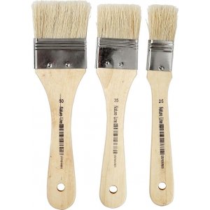 Lackpinsel - flach - 3 Stk Lackpinsel - flach - 3 Stk