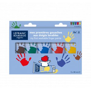 Fingerfarben-Set L&B-Klasse - 5x80 ml Fingerfarben-Set L&B-Klasse - 5x80 ml