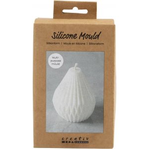 Silikonform - geriffelte Tropfenform Silikonform - geriffelte Tropfenform