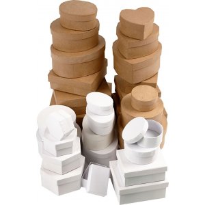 Papaskar - braun - weiß - 30 Stk Papaskar - braun - weiß - 30 Stk