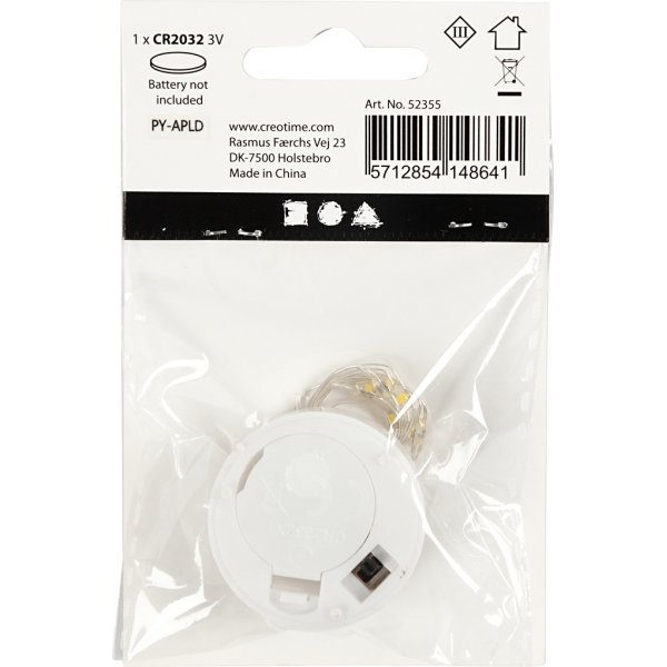 LED-Lichterkette - Silber - 27 cm