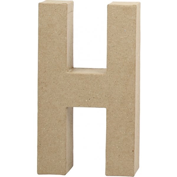 Pappbuchstabe - H - 5 cm Pappbuchstabe - H - 5 cm