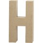 Pappbuchstabe - H - 5 cm
