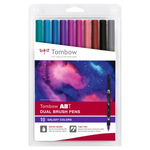 Tombow ABT Dual Brush Pen Galaxy Colors 10er-Pack Tombow ABT Dual Brush Pen Galaxy Colors 10er-Pack