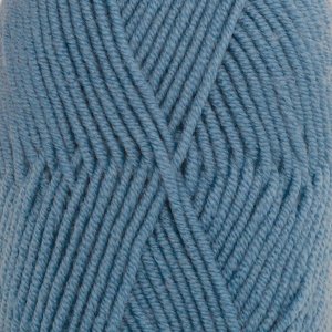 DROPS Merino Extra Fine Uni Color Garn - 50 g - Graublau (23) DROPS Merino Extra Fine Uni Color Garn - 50 g - Graublau (23)