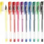 Gel-Kugelschreiber - gemischte Farben - 10 Stk