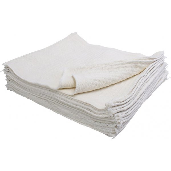 Ungebleichte Stofflappen - 30 x 34 cm - 25 Stk