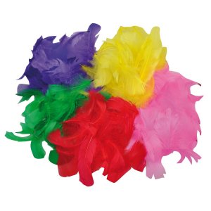 Federn gemischte Farben - 200 Stk Federn gemischte Farben - 200 Stk