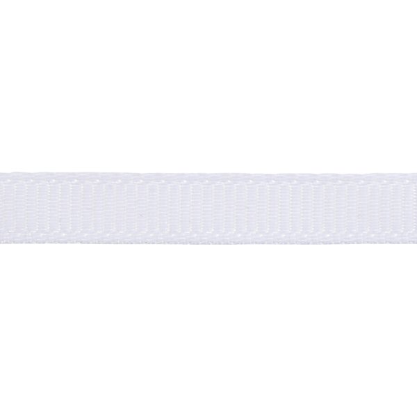 Ripsband - wei - 15 m