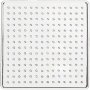 Perlenteller - Klar - Quadratisch - 7x7 cm - 1 Stk