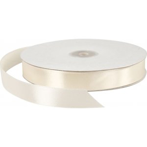 Satinband - gebrochenes Weiß - B20 mm - 100 m Satinband - gebrochenes Weiß - B20 mm - 100 m