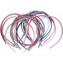 Diadem - 8 mm - gemischte Farben - 20 Stk