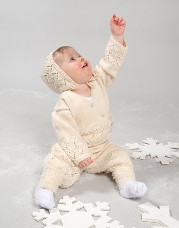 Strickmuster - Baby-Set