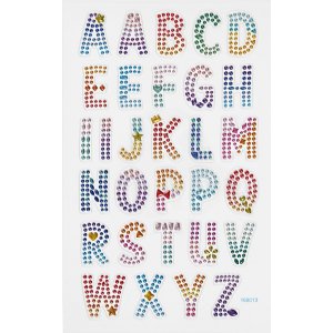 Diamantaufkleber - das Alphabet Diamantaufkleber - das Alphabet