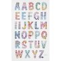 Diamantaufkleber - das Alphabet