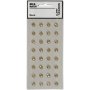 Strasssteine - Gold - 8 mm - 32 Stk