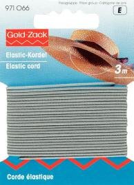 Elastische Kordel 1,5 mm hellgrau 3 m Elastische Kordel 1,5 mm hellgrau 3 m