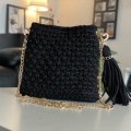 Kundenbild Zpagetti-Garn 900g - Schwarztöne