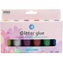 Glitzerkleberflaschen 6P Glitzerkleberflaschen 6P