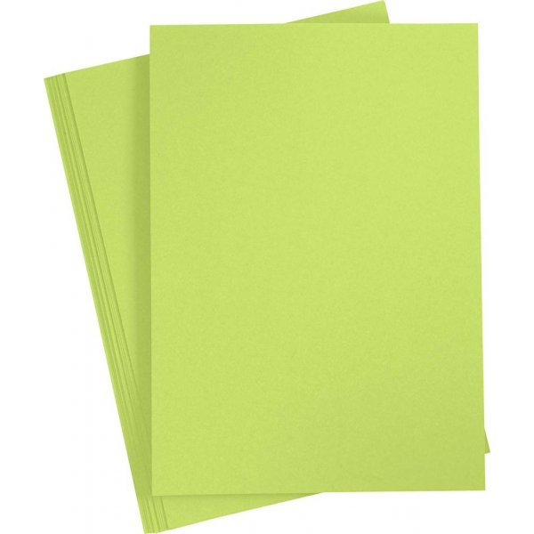 Farbiger Karton - hellgrn - A4 - 180 g - 20 Blatt