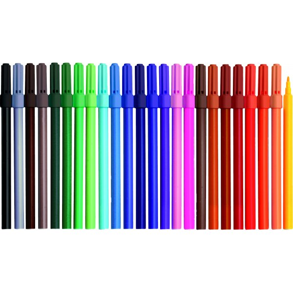 Faserstift 24 Stück schmal Faserstift 24 Stück schmal