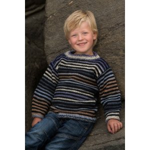 Strickanleitung - Pullover mit Streifen (1307-9) Strickanleitung - Pullover mit Streifen (1307-9)