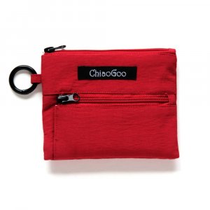 Zubehörtasche 12x9,5 cm - Rotes Nylon Zubehörtasche 12x9,5 cm - Rotes Nylon