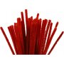 Pfeifenreiniger - 6 mm - Rot - 50 Stk