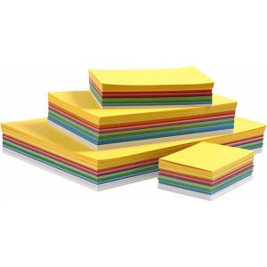 Federkarton - gemischte Farben - A3, A4, A5, A6 - 1500 Blatt Federkarton - gemischte Farben - A3, A4, A5, A6 - 1500 Blatt