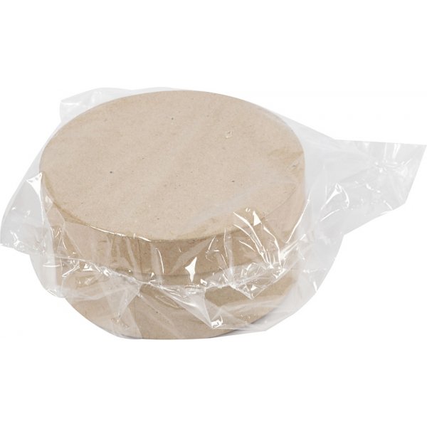 Runde Pappmach-Boxen - 3 Stck