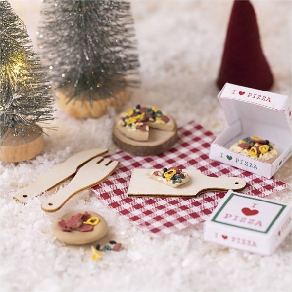 Mini-DIY-Kit Santa's Door - Pizza