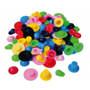 Plastikhüte 48 Stück Mix Plastikhüte 48 Stück Mix