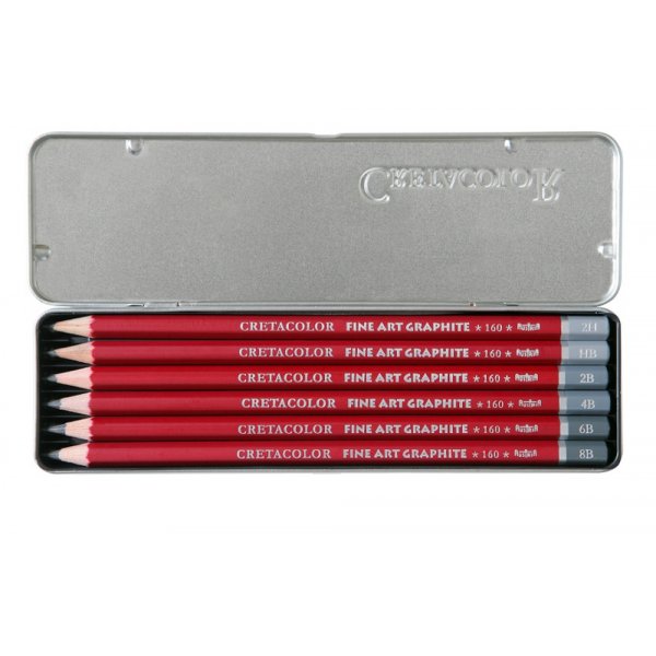 Cretacolor Bleistiftset - 6 Bleistifte