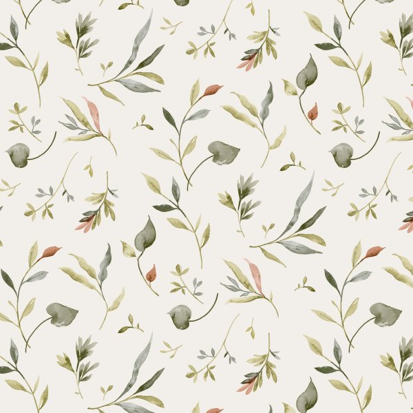 Wachstuch PVC Loop - Beige/Grn
