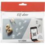 Mini-DIY-Kit Weihnachtsmanntr - Fuabdruck