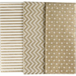 Seidenpapier - Gold - 50 x 70 cm - 17 g - 6 Blatt Seidenpapier - Gold - 50 x 70 cm - 17 g - 6 Blatt