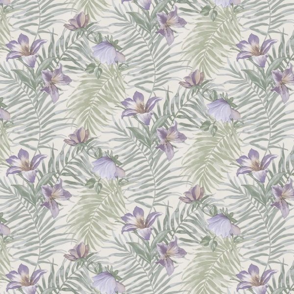 Wachstuch PVC Fleur - Lila