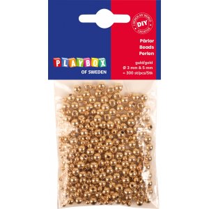 Goldfarbene Perlen - 300 Stück Goldfarbene Perlen - 300 Stück