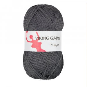 Wikingergarn Fröya 50g - Stahlgrau (214) Wikingergarn Fröya 50g - Stahlgrau (214)