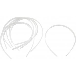 Diadem - 8 mm - weiß - 20 Stk Diadem - 8 mm - weiß - 20 Stk