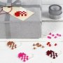 NABBI Photo Pearls Perlenfliesen - Klar - Quadratisch, stapelbar - 15x15 cm - 2 Stk