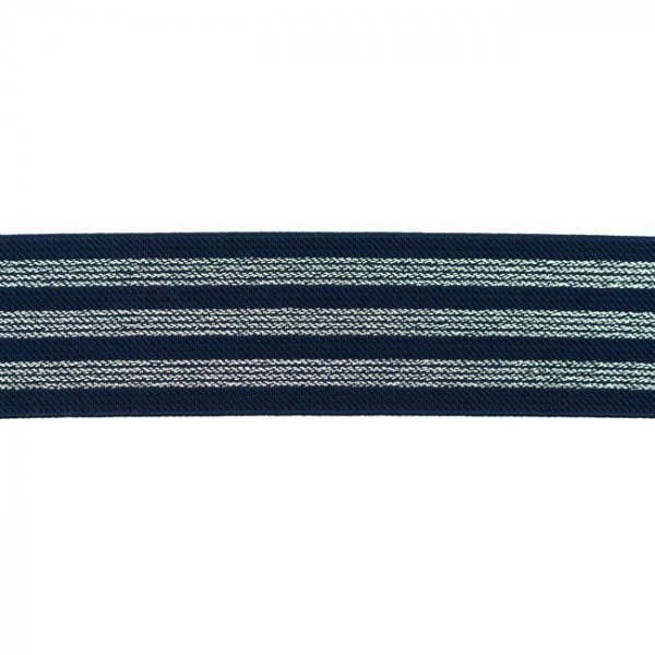Elastischer, gestreifter Lurex