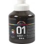 Schulfarbe - Acryl - braun - glnzend - 500 ml